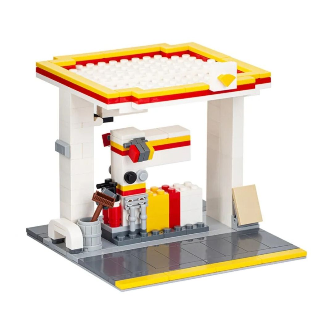 BrickCars™ City Tankstelle